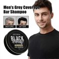 thumbnail image 3 of 3pcs Men\'s Grey Coverage Bar Shampoo Hair Darkening Black Soap for Grey Hair Cover, 3 of 5