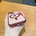 thumbnail image 6 of for iPhone 15 Case Magnetic Clear with Camera Lens Protector MagSafe Electroplated Silicone Dust-Proof Net Shockproof Protective Phone Case Cover 6.1 Inch - Pink, 6 of 12