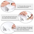 thumbnail image 2 of Hollow Dream Catcher Pet Cremation Jewelry Dreamcatcher Cremation Jewelry for Ashes Stainless Steel Paw Print Urn Locket Pendant Memorial Urn Necklace for Women for Loved Ones Keepsake Gift, 2 of 6