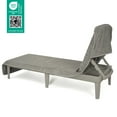 thumbnail image 6 of American Soft Linen Turkish Beach & Pool Lounge Chaise Cover with Pocket – Soft, Absorbent, Machine Washable, 86x32 Inches - Rockridge Gray, 6 of 8