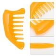 thumbnail image 3 of Unique Bargains 1 Pc Portable Head Massage Comb for Home Orange Yellow Resin, 3 of 5