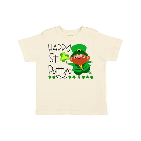 

Inktastic Happy St. Patty s with Cute Little Leprechaun Gift Toddler Boy or Toddler Girl T-Shirt