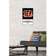 thumbnail image 3 of NFL Cincinnati Bengals - Logo 21 Wall Poster with Magnetic Frame, 22.375" x 34", 3 of 4