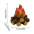 thumbnail image 3 of Bonfire Battery Powered LED Night Light Flame Table Lamp For Home Decoration Realistic Flame Effect Mini Bonfire Light For Bedroom Projector Light Blanket for Home Tall Light 20th Birthday Decorations, 3 of 4