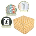 thumbnail image 6 of Majestic Home Goods Ottoman Pouf Links Yellow, 6 of 6