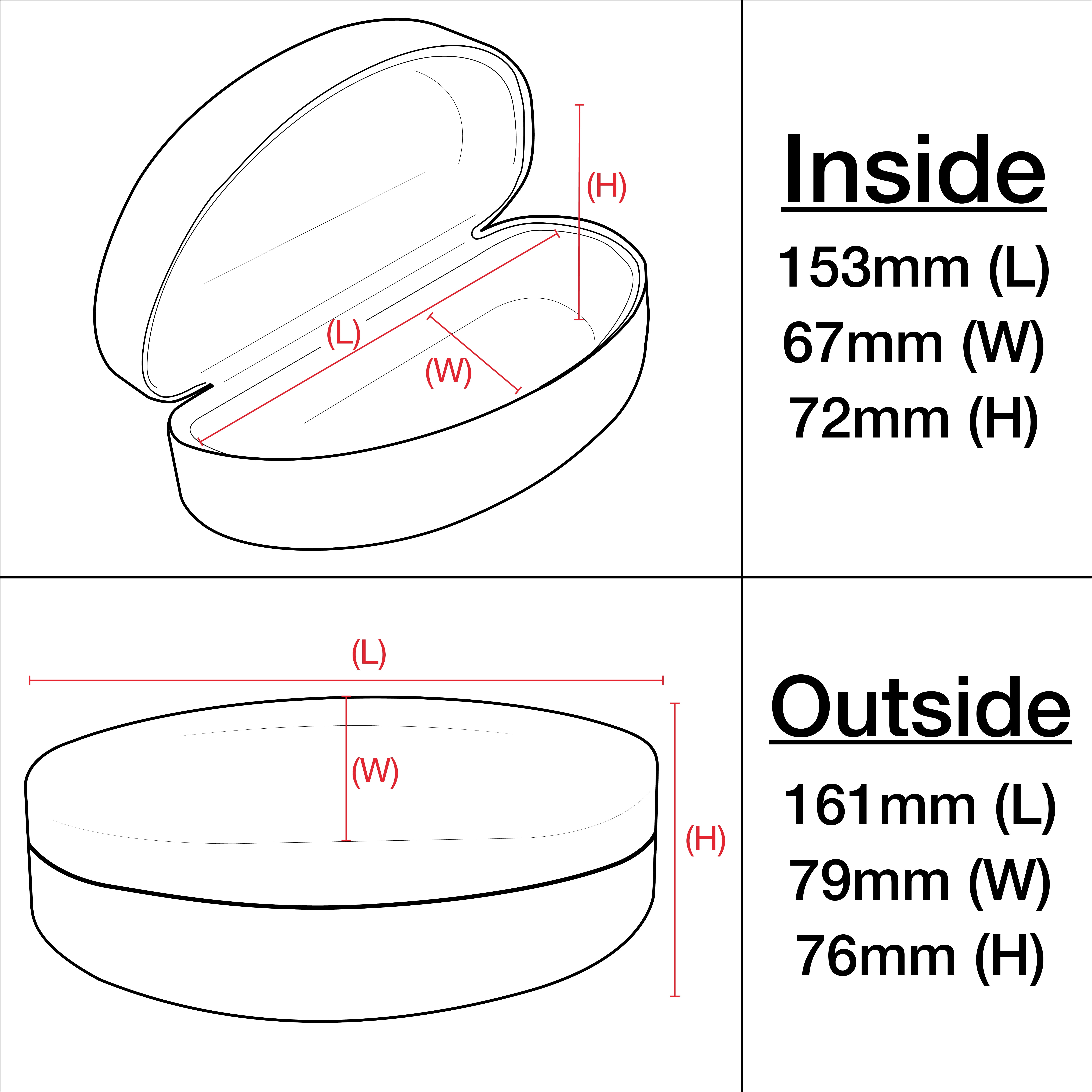 Hard Metal Glasses Case Storage Aluminum Sunglasses Case Boxes  ProtecGBAUASBA