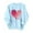 Z9-Light Blue womens sweatshirt, variant on Qetyuw Womens Valentine Sweatshirt Cute Leopard Love Heart Print Sweatshirts Casual Crew Neck Long Sleeve Pullover Tops