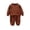 Coffee, variant on Girls Fall Pullover Two Piece Set Boy Casual Sweatshirt Children Outfits Soft Warm Matching Tracksuit