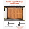 thumbnail image 4 of VEVOR Gate Building Kit, Fits 36 to 60 in Wide Openings, Up from 6 to 7 ft High Fence, Adjustable Gate Building Kit, Anti Sag Full Gate Frame Kit with Latch Lock and Screws, for Wooden Fence, Iron, 4 of 9