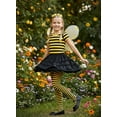 thumbnail image 7 of ToBeInStyle Girl's Striped Opaque Tights - Black/Yellow - 7-8 Years, 7 of 7