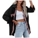 thumbnail image 2 of Pntutb Mujeres Moda Turndown Collar Walf Checks Camiseta de manga larga Blusa tops Liquidación Pntutb Pntutb-686, 2 of 9