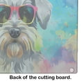 thumbnail image 5 of Schnauzer Hippie Dawg Glass Cutting Board Large 12 in x 15 in, 5 of 5