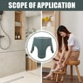 thumbnail image 4 of LOLIPPYY Bathroom Stools Dark Green PP Non-slip Lightweight Adults 1Pcs, 4 of 4