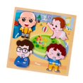 thumbnail image 3 of Rompecabezas de madera, juguete educativo para niños, rompecabezas portátil, práctico Hombres, 3 of 9