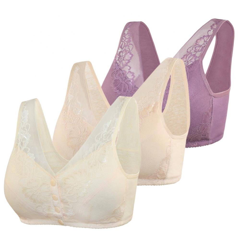 Xmarks Bras For Older Women With Sagging Breasts Back Support Front Closure Front Closure