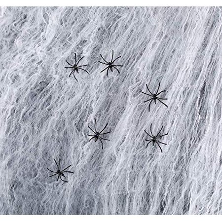 850sqft Fausse Toile D Araignee Halloween Decorations Accessoires De Fete En Plein Air Avec Des Araignees Walmart Canada