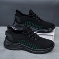 thumbnail image 3 of Men's Running Shoes Lace‑Up Knit Upper Athletic Sneakers with Curved Midsole for Daily Walking and Casual Outdoor Everyday Activities, 3 of 7