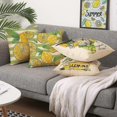 thumbnail image 4 of SZTXJ Autumn Cushion Covers 18" x 18" Set of 4 Outdoor Decor Pillow Case Autumn Lemon Gnome Linen Cushion Cover for Thanksgiving Day, Sofa and Home De, 4 of 5