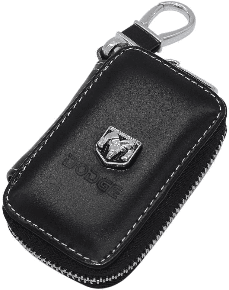 Synthetic Leather Car Key Holder Keychain Ring Case Bag Fit For Mercedes Benz 