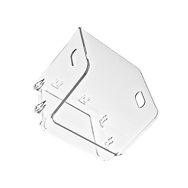 Advancent Organizador de escritorio transparente Caja de maquillaje de joyería de almacenamiento de acrílico Soporte de organización apilable Hogar Almacenamiento y organización del hogar Advancent HA078988-00