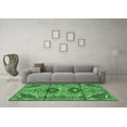 thumbnail image 3 of Ahgly Company Indoor Round Persian Emerald Green Traditional Area Rugs, 4' Round, 3 of 4