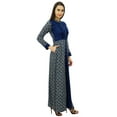 thumbnail image 3 of Bimba Women's Pashmina Blend Printed Maxi Winter Jilbab Dress, 3 of 6
