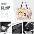 thumbnail image 2 of Wukai Star Cute Dog Print Zipper Bag,large Beach Tote Bag,Waterproof Sandproof Bag,Grocery and Picnic Tote Travel Bag, 2 of 5