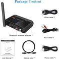 thumbnail image 3 of 2X Adaptador Bluetooth para Receptor Estéreo - Receptor Bluetooth 5.3, Adaptador de Audio Inalámbrico para Estéreo Doméstico, 3 of 5