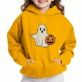 thumbnail image 2 of Cmfcve Kids Halloween Hoodie Graphic Top Boys & Girls Oversized Activewear Hooded Sweatshirt Solid Color Long Sleeve Fall Winter Outerwear Pullover, 2 of 5