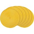 thumbnail image 1 of Juego de 6 manteles individuales redondos trenzados, lavables, para mesas de comedor, decoración de cocina, manteles redondos resistentes al calor de 15 pulgadas, 1 of 5