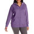 thumbnail image 2 of Just My Size Womens ComfortSoft EcoSmart Fleece Full-Zip Hoodie, 4X, 2 of 3