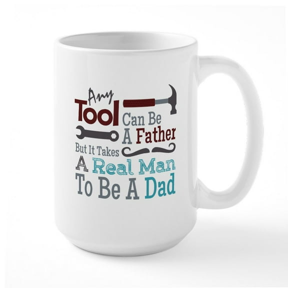 CafePress - Best. Dad. Ever. Large Mug - 15 oz Ceramic Large White Novelty Mug