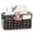 White Lattice, variant on Bedside Storage Caddy Organizer for Headboards and Bunk Beds, Hanging Organizer Bag with Hooks for Phones, Magazines, Tablets, and More – Dorm Room Storage Solution