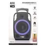 Altec Lansing SoundRover 50 Wireless Party Speaker, 50W, LED Party Lighting, Black, IMT8000M-BLK