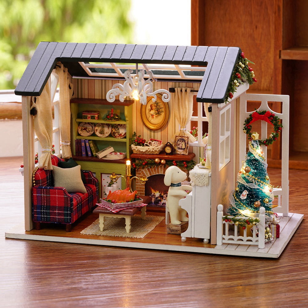 diy miniature wooden house