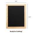 thumbnail image 4 of Plaid Unpainted Wood Frame, Chalkboard Frame, 1 Piece, 8.5" x 10.5", 4 of 5