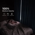 thumbnail image 5 of Signature Midnight Blue Velvet Blackout Curtains For Bedrooms (1 Panel), 50WX 84L, 5 of 9