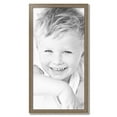 thumbnail image 2 of ArtToFrames 19" x 37" Aged White Gold Picture Frame, 19x37 inch Silver Wood Poster Frame (WOM-2036),  Pack, 2 of 7