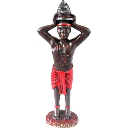 Powerful Orisha Elegua Statue Orisha Statue Orisha Elegua Estatua Santeria Statue (5 Inches)