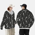thumbnail image 2 of KLL Retro Skeleton Dancing On Halloween Party Print Men's Women’s UPF 50+ Sun Protection Outdoor Hoodie Jacket Long Sleeve Fishing Hiking Performance Shirt- Medium, 2 of 5