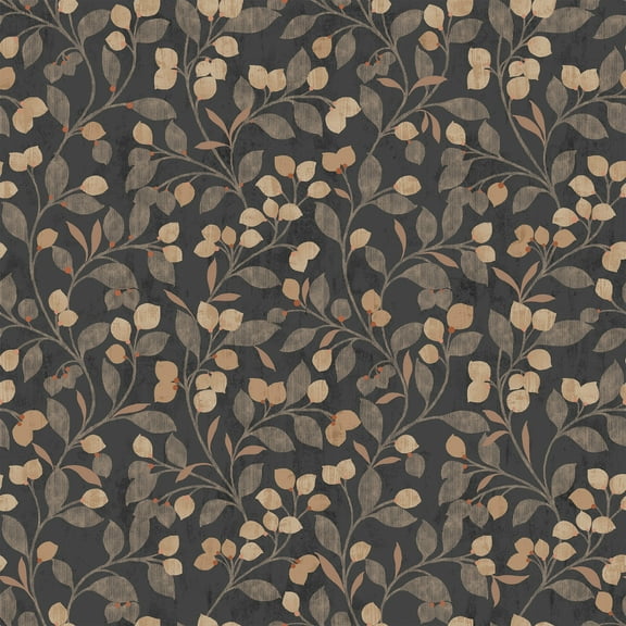 Transform Snowbelle Brown Peel & Stick Wallpaper