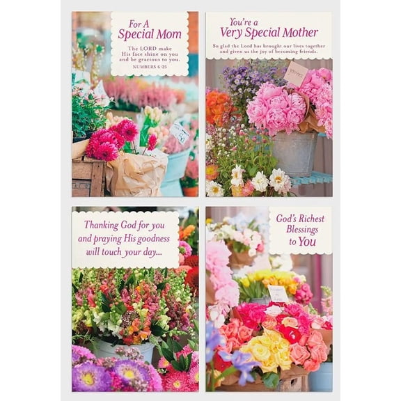 Card-Boxed-Mother's Day-Flower Market (Box Of 12)