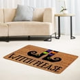thumbnail image 2 of Felpudo de goma para interiores sin puerta. Felpudo decorativo para interiores sin puerta. Bruja por favor 1, 2 of 7
