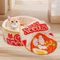 thumbnail image 1 of Ramen Cama para Gatos Cama para Gatos Linda Creativa Multifuncional Desmontable Lavable Casa para Gatos Cama para Perros para Cachorros Gatitos Perros extra grande, 1 of 8