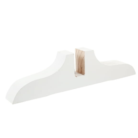 REACHISE Wooden Room Divider Stand for Home/Office - White