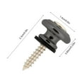 thumbnail image 4 of 10 Cerraduras Para Correa De Guitarra, Juego De Cerraduras Para Correa De Guitarra, Botón, Pasador De Extremo De Metal Con Tornillo Para Ukelele, Bajo Eléctrico, 4 of 7