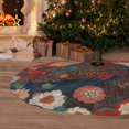 thumbnail image 6 of Yiaed Sunflower Bald Eagle Print Christmas Tree Skirt , Tree SkirtsTree Mat for Christmas Winter Holiday Indoor Decorations-48", 6 of 7