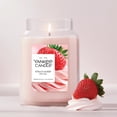 thumbnail image 2 of Yankee Candle Strawberry Swirl Original Large Jar Scented Candles, 22 oz, 2 of 6