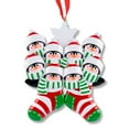 thumbnail image 5 of Ornaments by Elves Personalized Penguin Family of 8 in Christmas Stocking Ornament 2024, 5 of 9