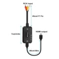 thumbnail image 3 of AV to HDMI Converter Adapter, 1080p, Analog RCA to Digital HDMI, for DVD, Set-Top Box, Game Console, 3 of 8